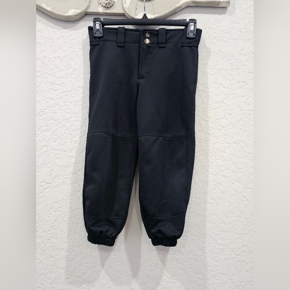 Kids Black Softball Pants